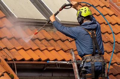 Démoussage et hydrofuge de toiture à Malauzat